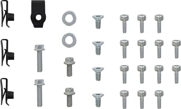 MOOSE RACING Billet Radiator Guards Silver -0