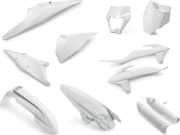 Kit complet plastice originale KTM 2020-2023 Alb, 1, nordicamoto.ro
