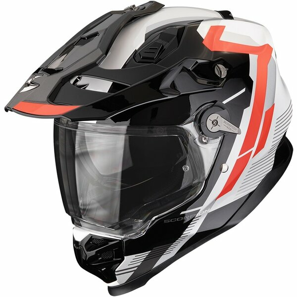 Casca enduro/adventure SCORPION ADF-9000 AIR PATROL S Negru/Rosu-2