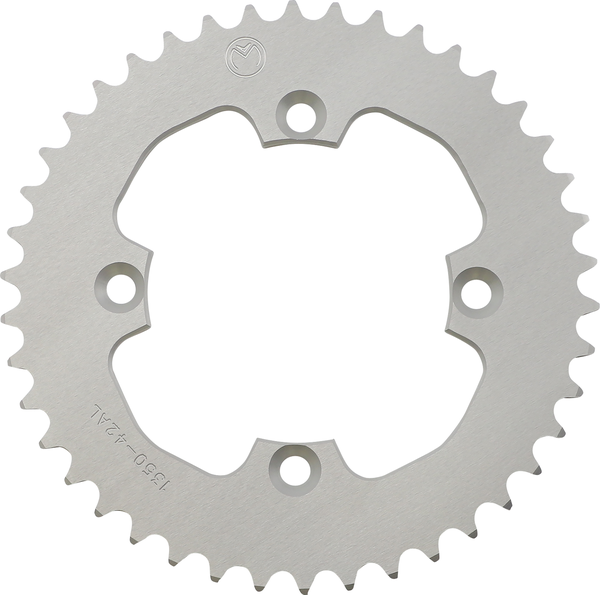 MOOSE RACING Aluminum Rear Sprocket Atv Silver -2