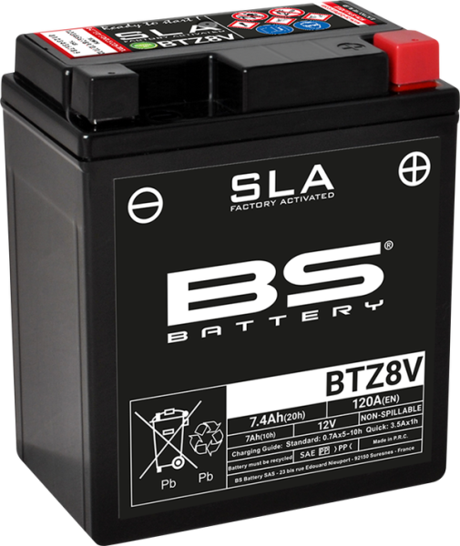 Sla Factory- Activated Agm Maintenance-free Battery Black 