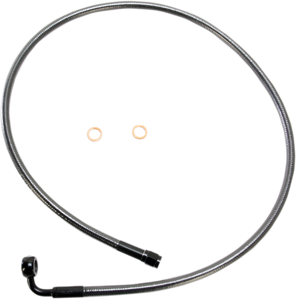 Alternate Length Designer Series Abs-specific Front Brake Line Kit Black, Black Pearl, 1, nordicamoto.ro