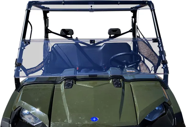 Deluxe Full Folding Windshield Clear -6