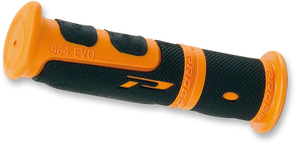 964 Evo Grips Black, Orange, 2, nordicamoto.ro