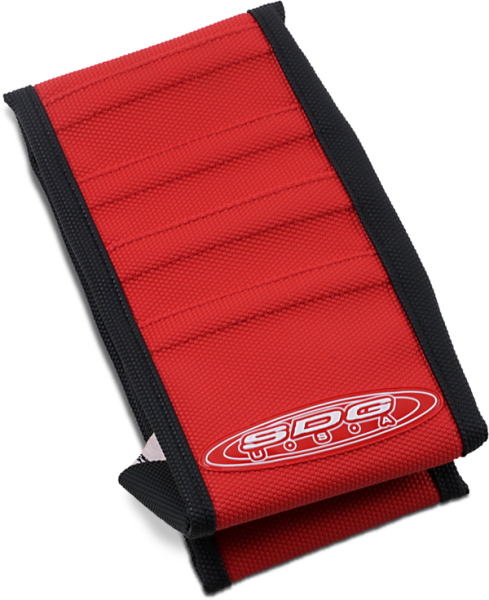 9-pleat Gripper Cover Black, Red, 1, nordicamoto.ro