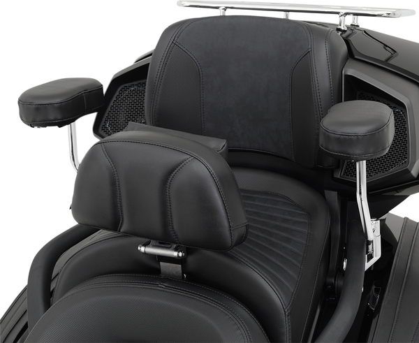 Deluxe Passenger Armrest Kit Black, 1, nordicamoto.ro