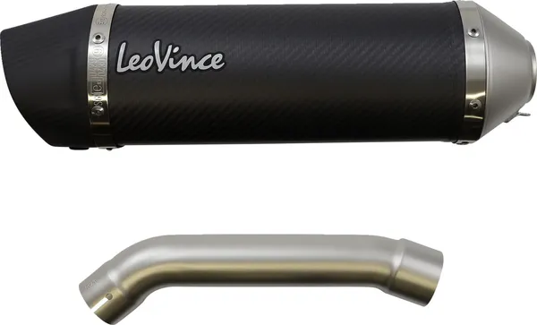 Tobă de eșapament LeoVince LV One Evo Carbon Slip-On pentru KTM 390 Duke (2024-2025), 4, nordicamoto.ro