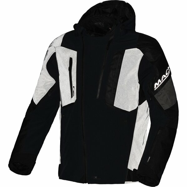 Geaca textil impermeabila MACNA ANGLE 2.0 XXL Gri/Galben fluo, 4, nordicamoto.ro