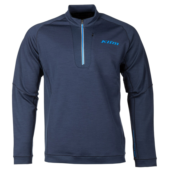 Bluza Corp Snowmobil Klim Teton Merino Wool 1/4 Zip Base Layer Asphalt-3