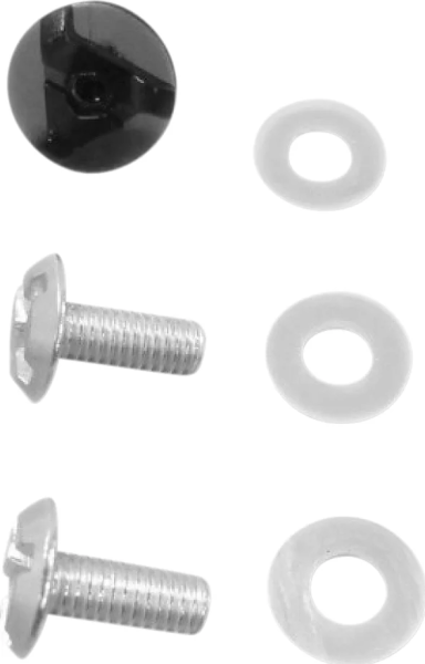 Fx-41ds Helmet Screw Kit Silver ONE SIZE, 1, nordicamoto.ro
