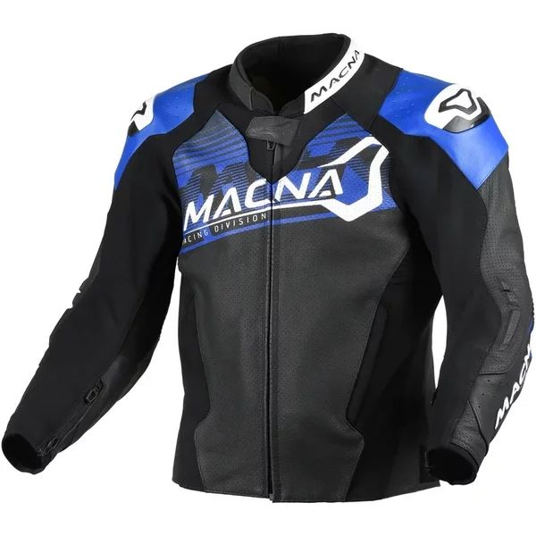 Geaca de piele sport MACNA BLITZ Negru 48, 75, nordicamoto.ro