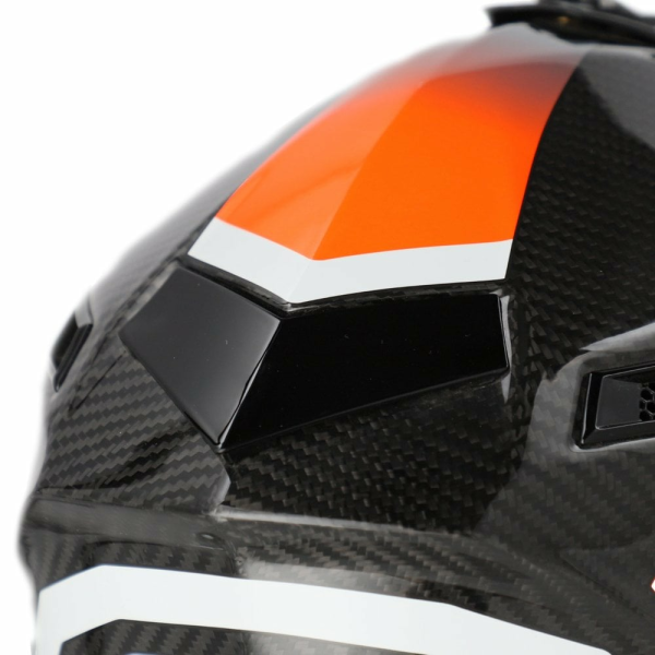 Casca Acerbis Steel Carbon 22.06 Black/Orange-2