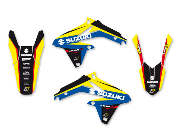 Dream 4 Graphics Kit Black, Blue, Yellow, 1, nordicamoto.ro