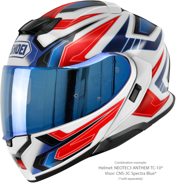 Casca Flip-up SHOEI NEOTEC3 ANTHEM TC-10 Albastru/Rosu/Alb XXL-5