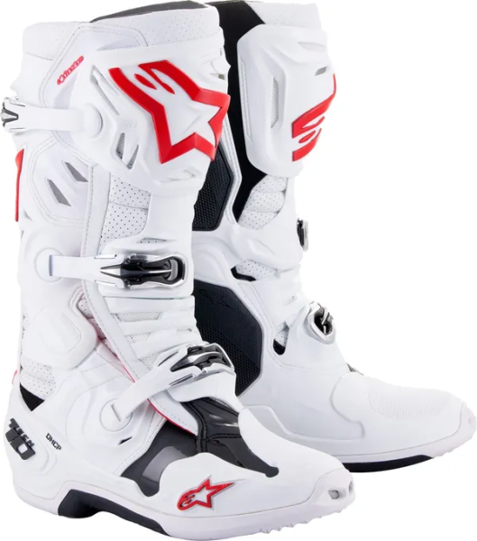 Cizme Alpinestars Tech 10 Supervented White/Red-1