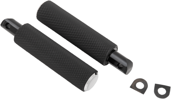 Fusion Footpegs Black, Silver, 2, nordicamoto.ro