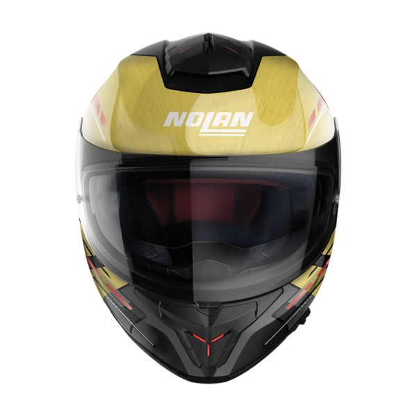 Casca Moto Nolan N80-8 Flat Lava Gray - Black/Yellow-9
