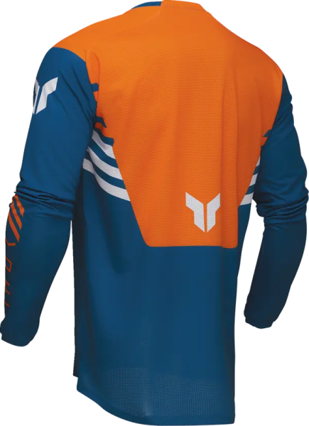 Tricou Enduro Thor Launchmode Zone Blue-4