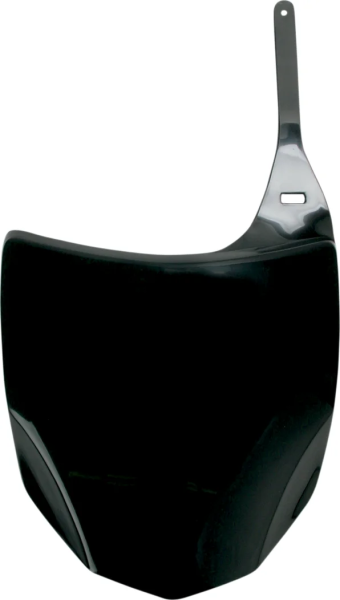 Replacement Front Number Plate Black, 1, nordicamoto.ro