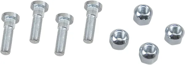 MOOSE RACING Wheel Stud-nut Kit Silver 