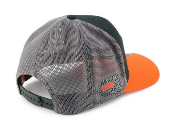Sapca KTM Outline Trucker Cap Grey Orange-0