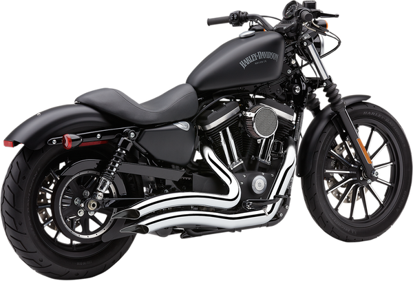 Speedster Swept Short Exhaust System Chrome, 4, nordicamoto.ro