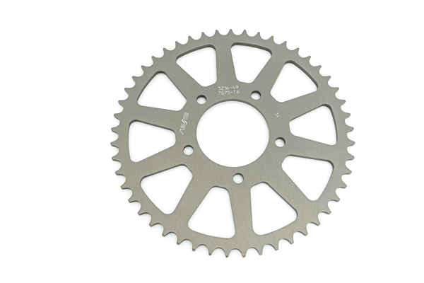 Works Triplestar Aluminum Rear Sprocket Natural, 2, nordicamoto.ro