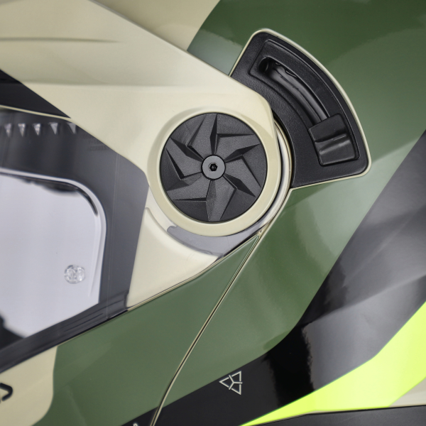 Casca Flip-up Acerbis Rider Graphic Verde/Maro XL-3