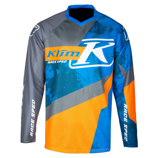 Tricou Snowmobil Klim Revolt Black - Fiery Red-8