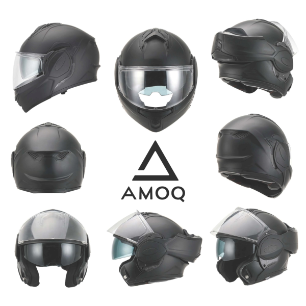 Casca AMOQ MI200 negru mat, XS, 4, nordicamoto.ro