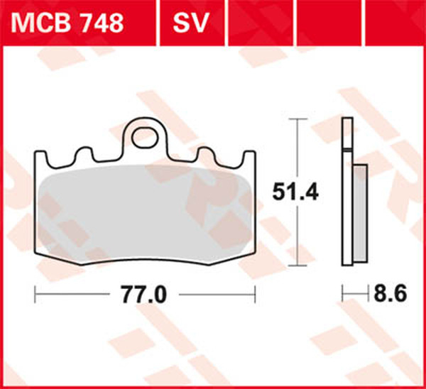 Sv Series Sindered Brake Pads, 1, nordicamoto.ro
