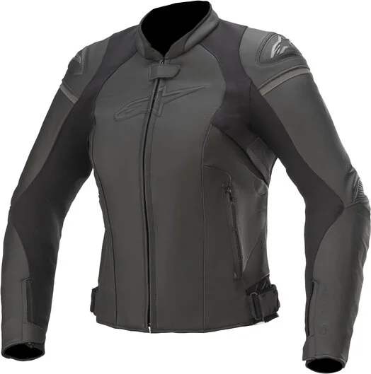 Women's Stella Gp Plus R V3 Leather Riding Jacket Black-3