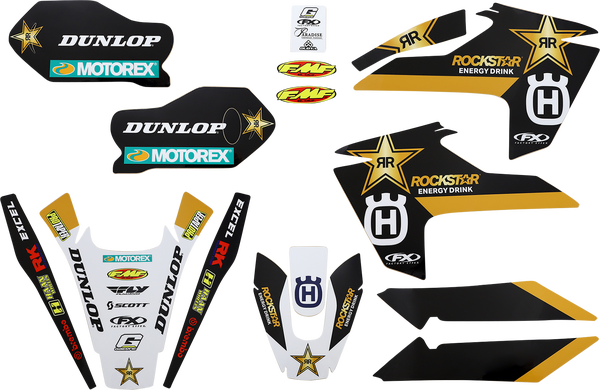 Graphic Kit Black, White, 1, nordicamoto.ro