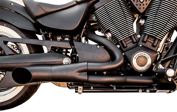 Hot Rod 2:1 Exhaust System Ceramic Black, 1, nordicamoto.ro