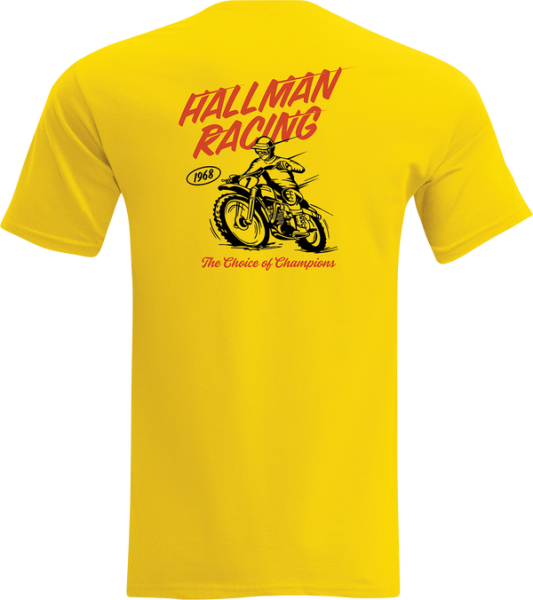 Tricou Thor Hallman Champ Yellow 2XL, 3, nordicamoto.ro