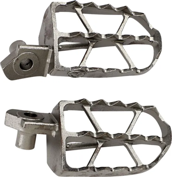 MOOSE RACING Nd Series Footpegs Silver -0
