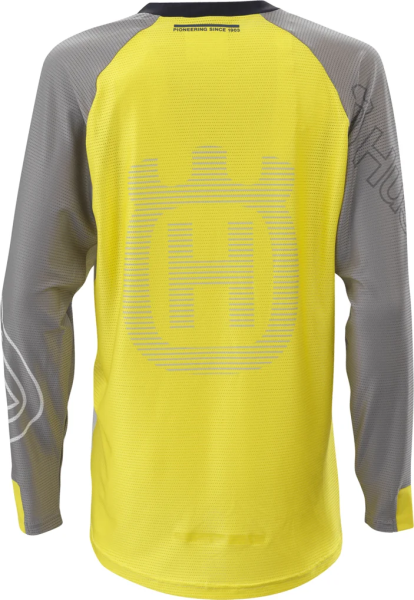 Tricou Copii Husqvarna Railed Grey/White-0