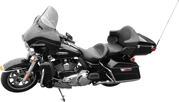 Vintage Summit Touring 2-up Vinyl Seat Black, 2, nordicamoto.ro