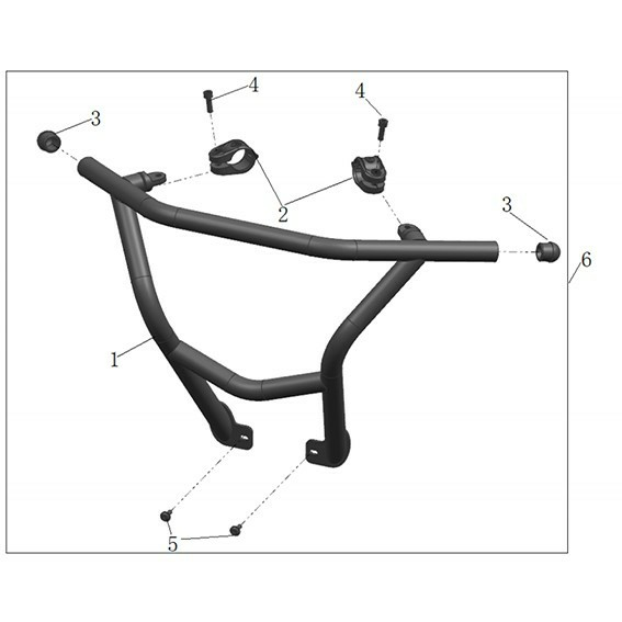 BARĂ PROTECȚIE SPATE UTV CFMOTO ZFORCE 950 / 950 HO / 950 HO DEX / 1000, 3, nordicamoto.ro