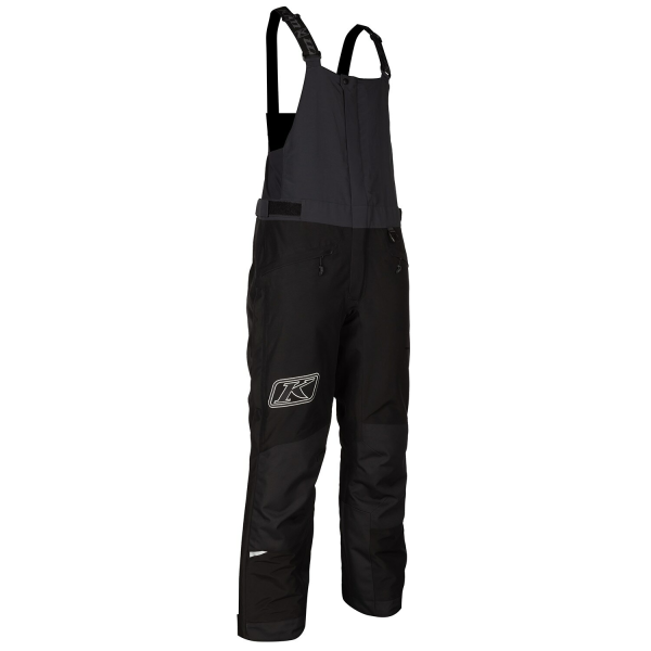 Pantaloni Snowmobil Klim Klimate Bib Insulated Black - Metallic Silver-2
