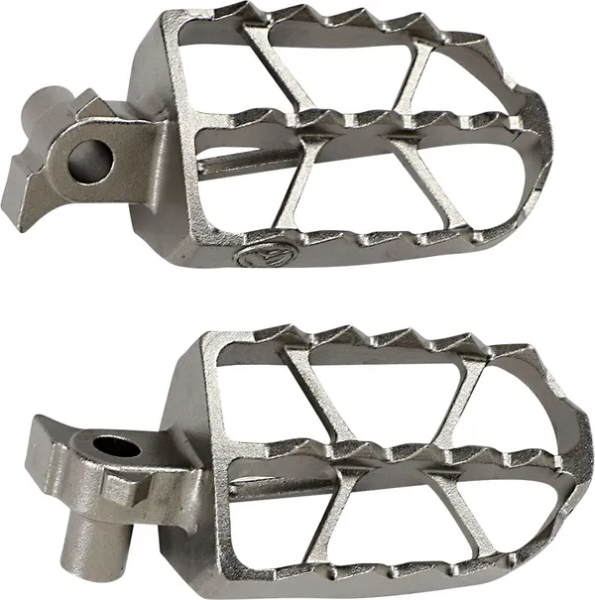 MOOSE RACING Nd Series Footpegs Silver -0