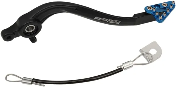 MOOSE RACING Brake Pedal Black, Blue -0