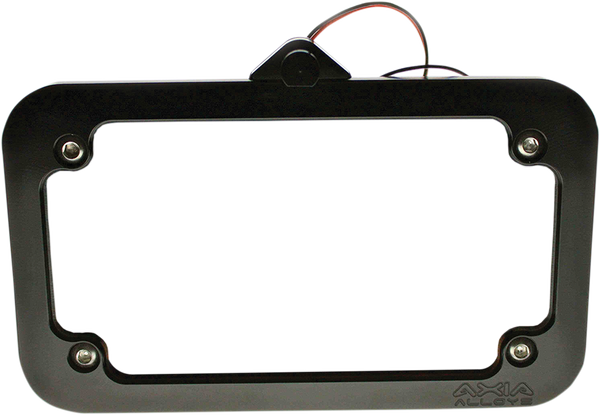 Lighted License Plate Mount Black, 2, nordicamoto.ro