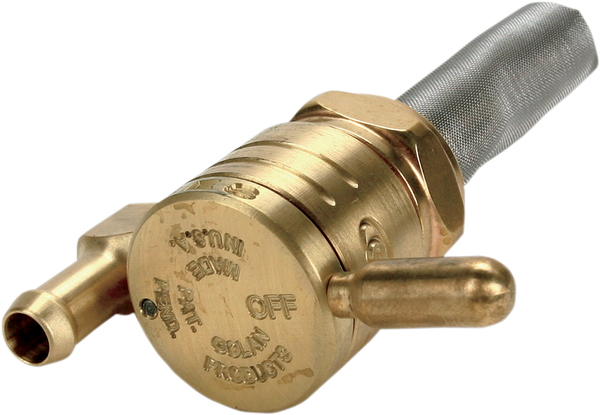 Petcock Click-slick 22mm Straight Brass Brass, 3, nordicamoto.ro