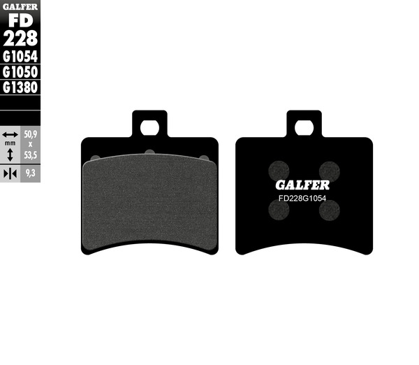 Semi-metallic Brake Pads, 1, nordicamoto.ro