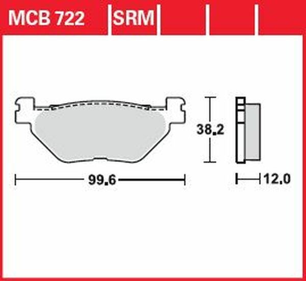 Plăcuțe de frână sinterizate pentru scutere din seria Srm, 1, nordicamoto.ro