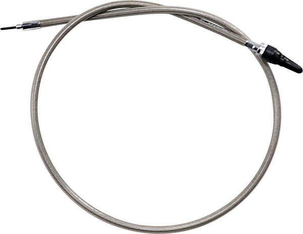 Armor Coat Braided Stainless Steel Speedometer Cable For Harley-davidson Silver 