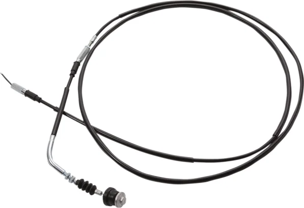 Cablu de accelerație din vinil negru, model standard negru, 1, nordicamoto.ro