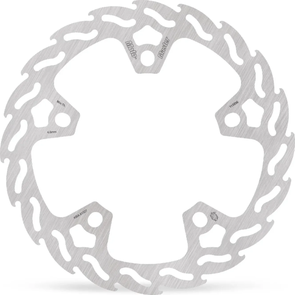 Flame Fixed Brake Rotor Silver -e0935ea6766b2890fa3b280e679cf30c.webp