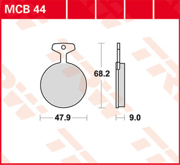 Plăcuțe de frână ceramice universale, 1, nordicamoto.ro